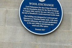 Bradford Wool Exchange blue plaque