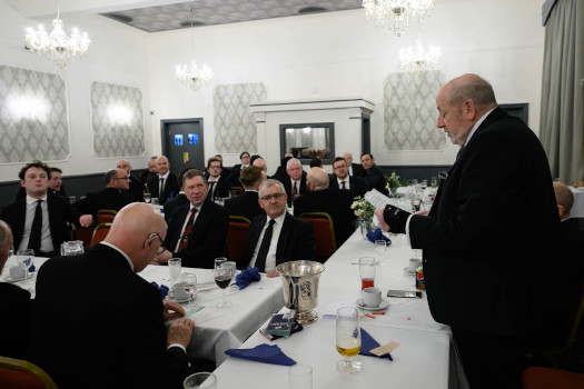 The festive board for the second annual New & Young Masons Night