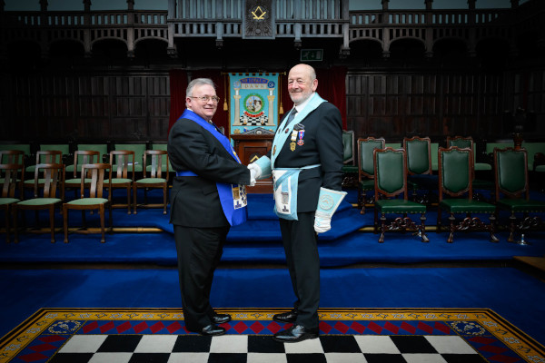 W Bro. Tony Harvey PJGD at the second annual New & Young Masons Night