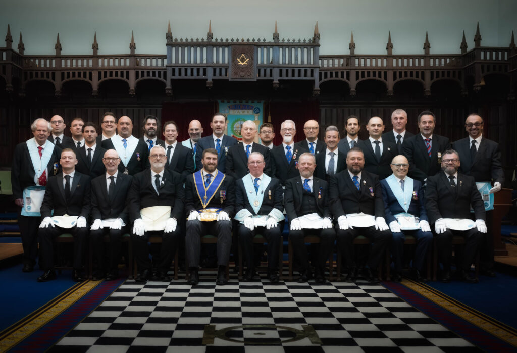 All the light blues at the New and young masons night 2026